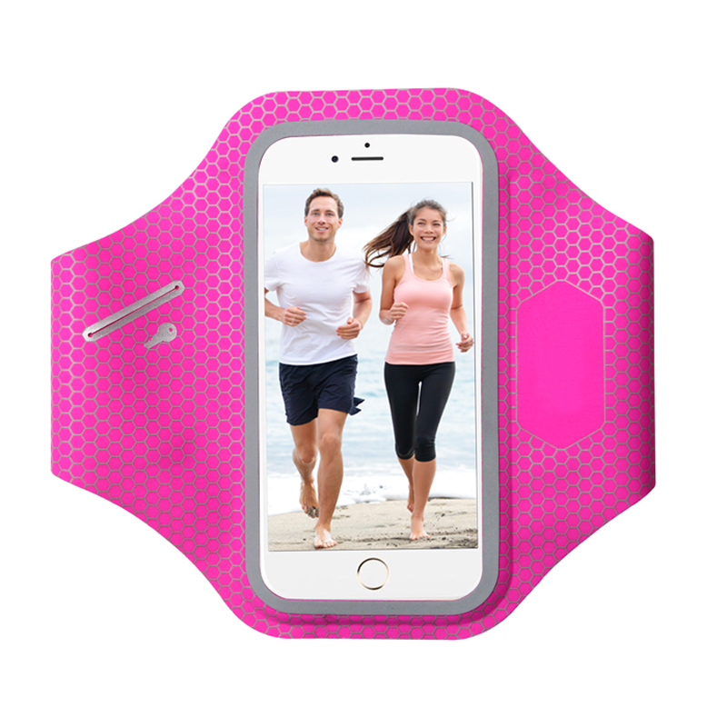 Custom Elastic Reflective Fitness Smartphone Case Sport Armband